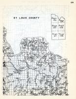 St. Louis County 1, Dove, Astrol, Hilda Creek, big Lake, Loon Lake, Harriman, Sandpoint Lake, Trout Lake, Minnesota State Atlas 1954